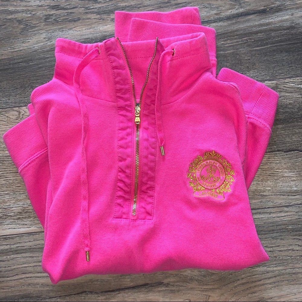 Ralph Lauren crest quarter zip sweater